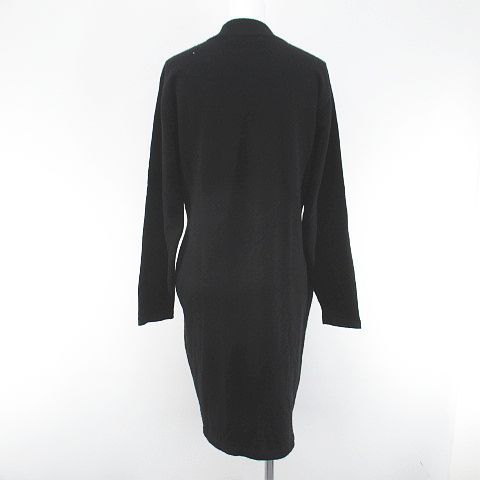 Christian DIOR Pret-a-porter Long Sleeve Knee Length Knit Dress Crewneck L