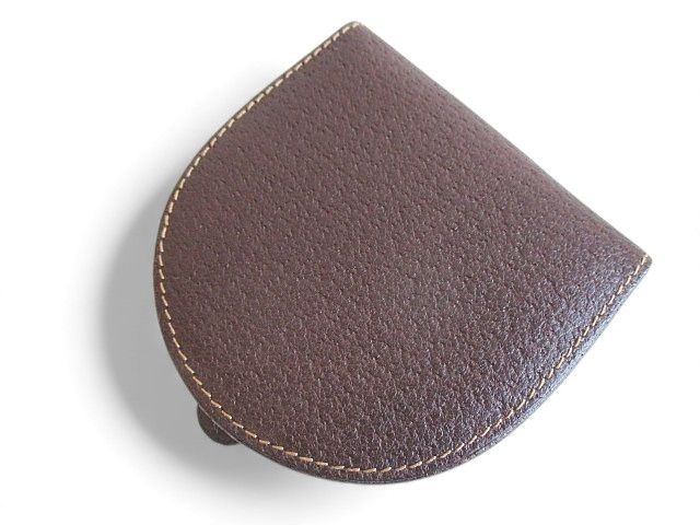 Gucci Coin Case Coin Purse Brown Wallet Leather Old Gucci