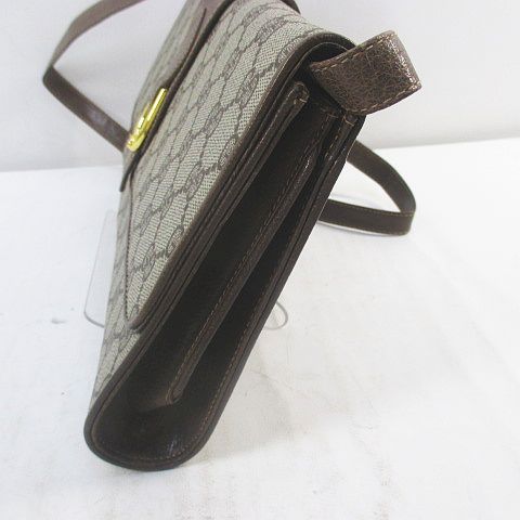 Gucci Old Gucci Shoulder Bag GG Supreme Crossbody Diagonal Beige Made In Italy