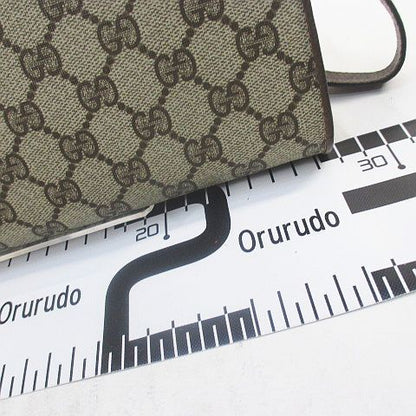 Gucci Old Gucci Shoulder Bag GG Supreme Crossbody Diagonal Beige Made In Italy