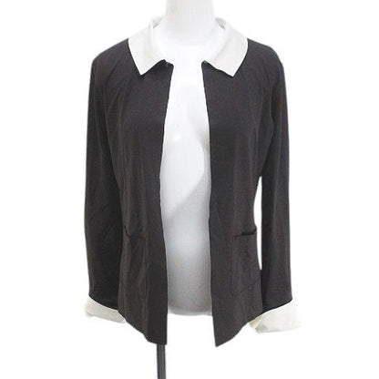 Chanel P20449w03107 B2129 Long Sleeve Shirt Jacket Brown Made In France Stretch