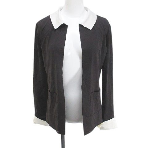 Chanel P20449w03107 B2129 Long Sleeve Shirt Jacket Brown Made In France Stretch