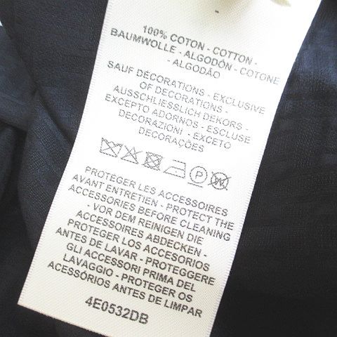 Hermes Mosaique 4e0532db Short Sleeve Mimolé Length Flared Dress 40 Black Made