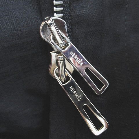 Hermes Mosaique 4e0532db Short Sleeve Mimolé Length Flared Dress 40 Black Made