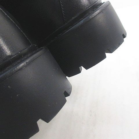 Hermes Jeff Kelly Buckle Ankle Boots 41 Black Leather Made In Italy