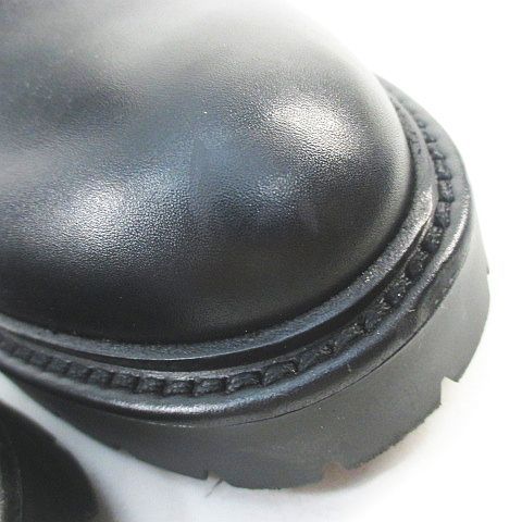 Hermes Jeff Kelly Buckle Ankle Boots 41 Black Leather Made In Italy