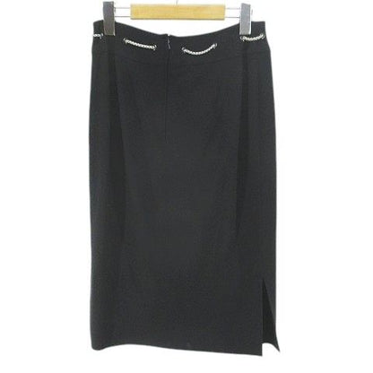 Chanel 98P P10703v06563 94305 Knee Length Tight Skirt Chain CC Mark Coco Mark