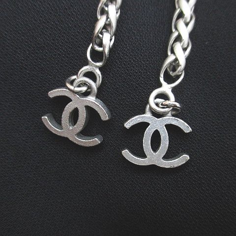 Chanel 98P P10703v06563 94305 Knee Length Tight Skirt Chain CC Mark Coco Mark