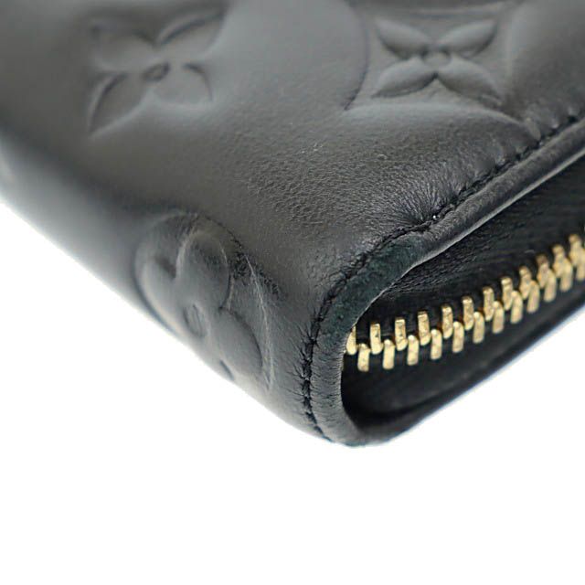 Louis Vuitton Monogram Embossed Zippy Wallet Coussin Round Zipper Long Wallet