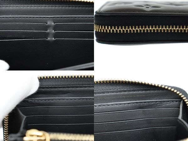 Louis Vuitton Monogram Embossed Zippy Wallet Coussin Round Zipper Long Wallet