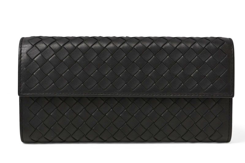 Bottega Veneta Wallet Bottega Veneta Long Wallet Continental Wallet Black 150509