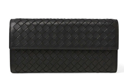 Bottega Veneta Wallet Bottega Veneta Long Wallet Continental Wallet Black 150509