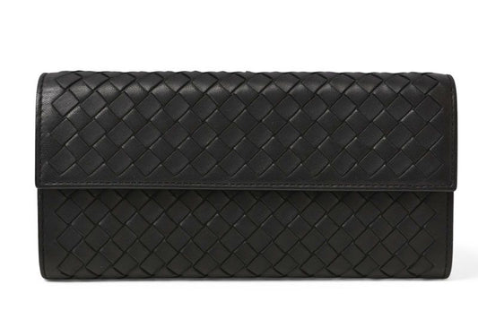 Bottega Veneta Wallet Bottega Veneta Long Wallet Continental Wallet Black 150509