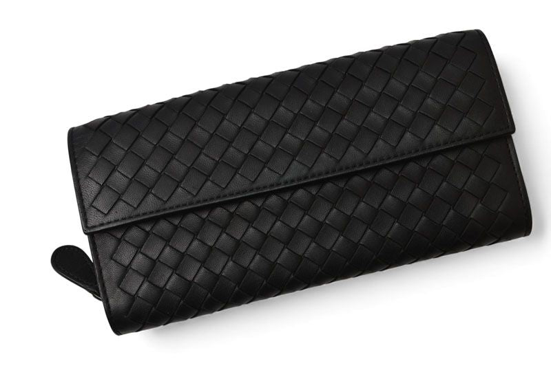 Bottega Veneta Wallet Bottega Veneta Long Wallet Continental Wallet Black 150509