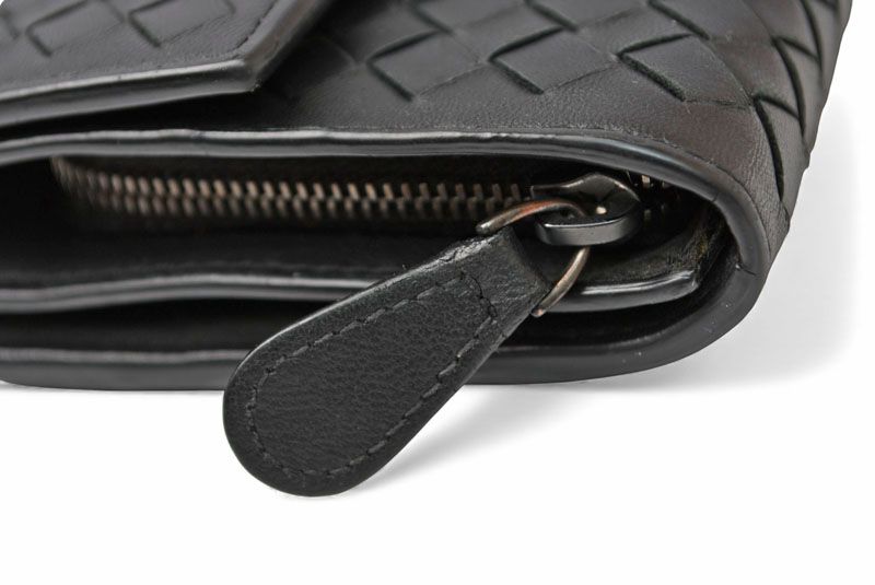 Bottega Veneta Wallet Bottega Veneta Long Wallet Continental Wallet Black 150509