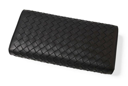 Bottega Veneta Wallet Bottega Veneta Long Wallet Continental Wallet Black 150509