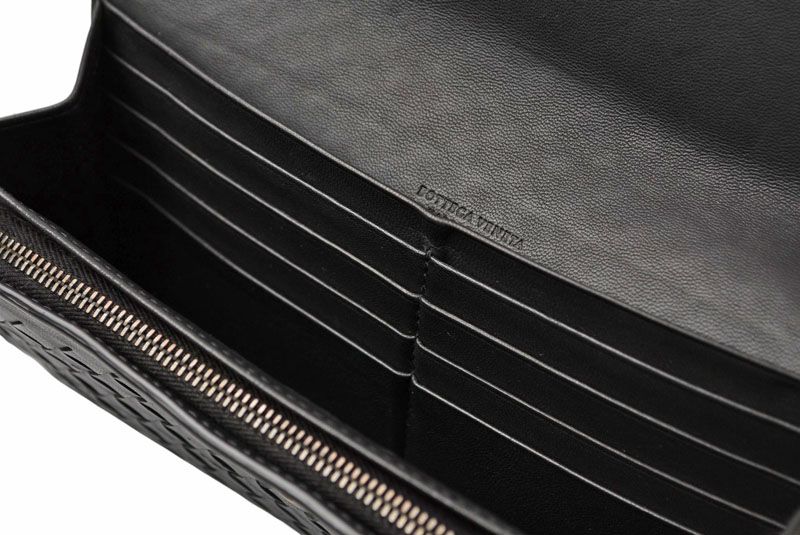 Bottega Veneta Wallet Bottega Veneta Long Wallet Continental Wallet Black 150509