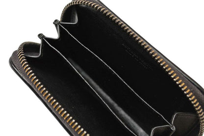 Bottega Veneta Coin Case Bottega Veneta Mini Wallet Intrecciato Leather Black