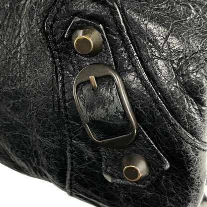 Balenciaga The City Tote Bag 2WAY Shoulder Bag Tote Leather Dark Green 467891