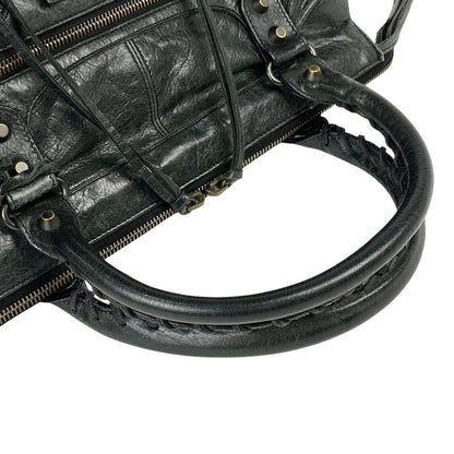 Balenciaga The City Tote Bag 2WAY Shoulder Bag Tote Leather Dark Green 467891