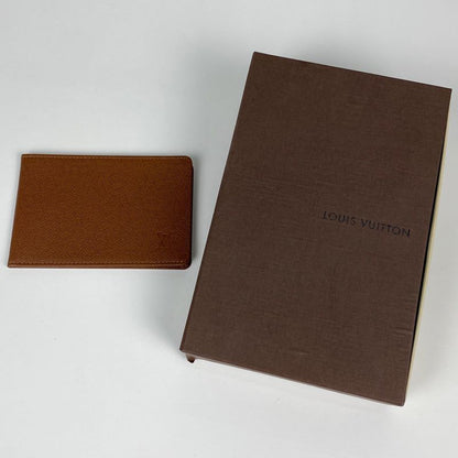 Louis Vuitton Porte Trésor Etui Papier Billfold Trifold Wallet Monogram Brown