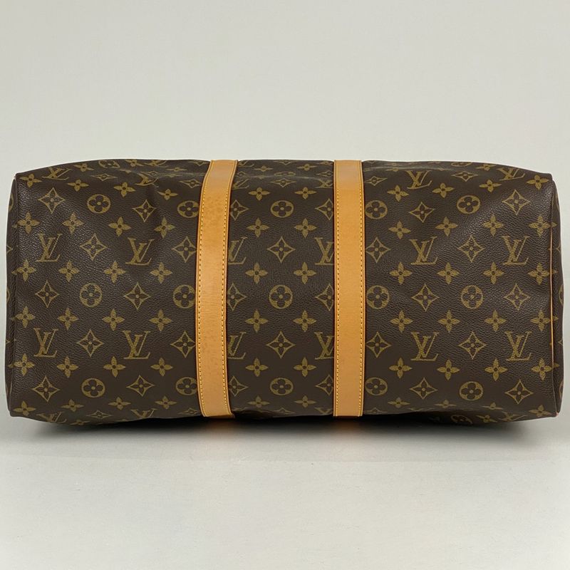 Louis Vuitton Keepall 45 Handbag Travel Business Boston Bag Monogram Brown