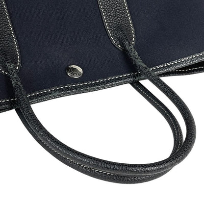 Hermes Garden Party TPM Handbag Tote Bag Toile Officier Navy □H Ladies