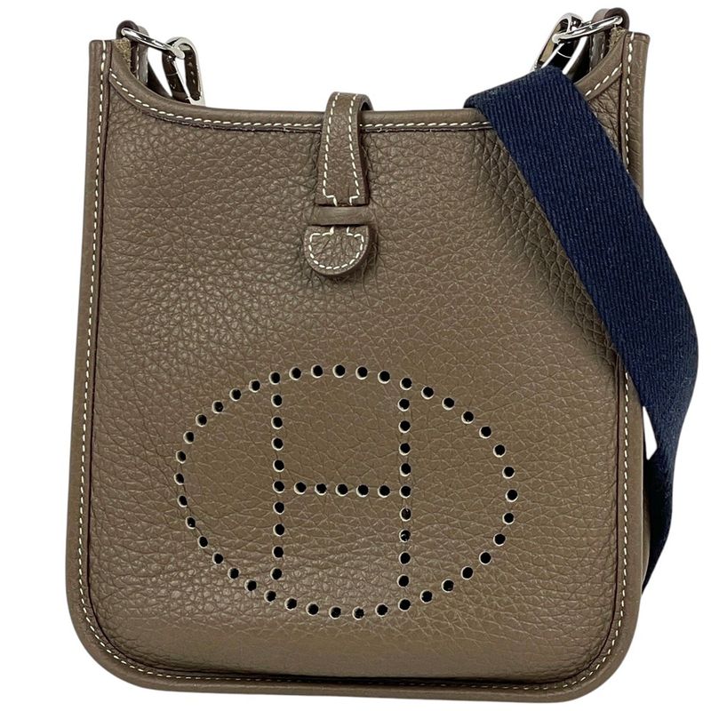 Hermes Evelyn TPM Amazon Pochette Mini Perforated Shoulder Bag Taurillon