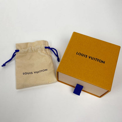 Louis Vuitton Escential V Earrings GP Gold Ladies