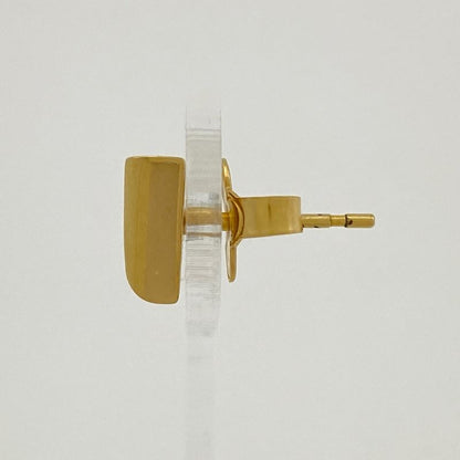 Louis Vuitton Escential V Earrings GP Gold Ladies