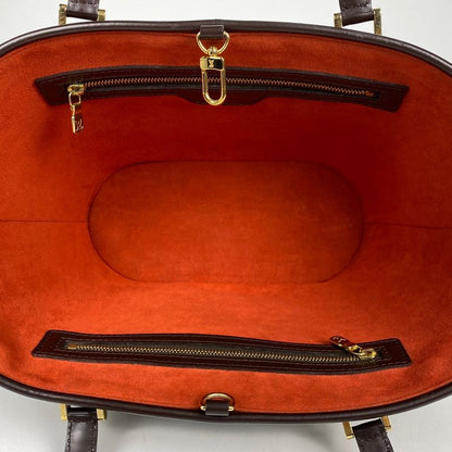 Louis Vuitton Manosque PM Shoulder Bag Shoulder Trapezoid Shape Handbag Damier