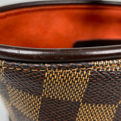 Louis Vuitton Manosque PM Shoulder Bag Shoulder Trapezoid Shape Handbag Damier