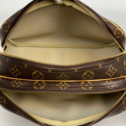 Louis Vuitton Reporter PM Crossbody Shoulder Bag Monogram Brown M45254 Women