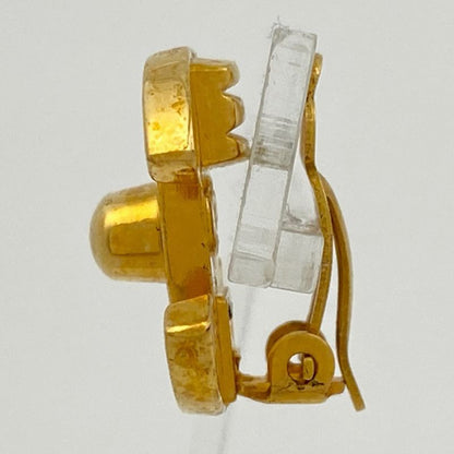 Chanel Coco Mark Earrings Turnlock Earrings GP Gold Ladies