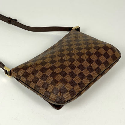Louis Vuitton Musette Tango Long Crossbody Shoulder Bag Damier Brown N51301