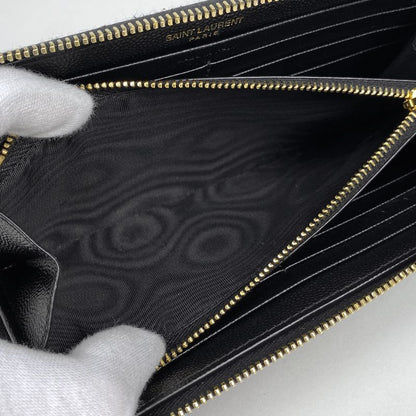 Saint Laurent Monogram Saint Laurent Full Zip Wallet Logo Round Zipper Long
