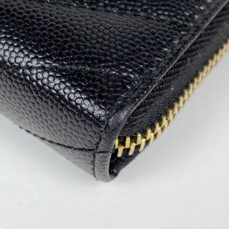 Saint Laurent Monogram Saint Laurent Full Zip Wallet Logo Round Zipper Long
