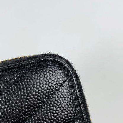 Saint Laurent Monogram Saint Laurent Full Zip Wallet Logo Round Zipper Long