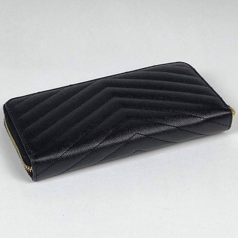 Saint Laurent Monogram Saint Laurent Full Zip Wallet Logo Round Zipper Long