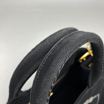 Prada Canapa Tote 2WAY Shoulder Bag Tote Bag Canvas Nero (black) 1bg439 Women