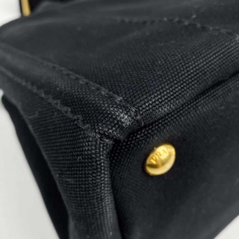 Prada Canapa Tote 2WAY Shoulder Bag Tote Bag Canvas Nero (black) 1bg439 Women