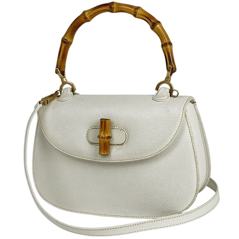Gucci Bamboo Handbag 2WAY Shoulder Bag Bamboo Old Gucci 00010140188 Handbag