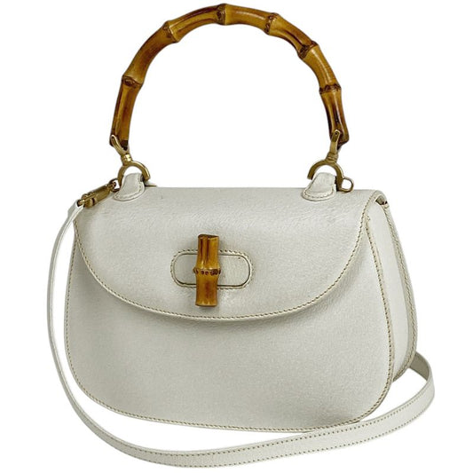 Gucci Bamboo Handbag 2WAY Shoulder Bag Bamboo Old Gucci 00010140188 Handbag