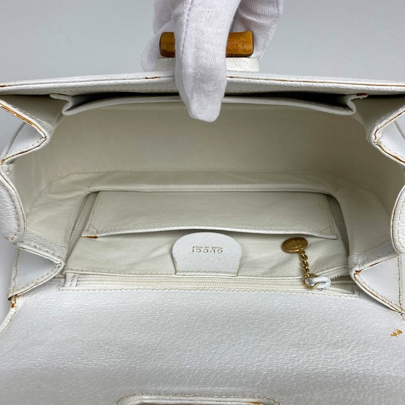 Gucci Bamboo Handbag 2WAY Shoulder Bag Bamboo Old Gucci 00010140188 Handbag