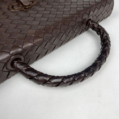 Bottega Venetaveneta Intrecciato Handbag Nappa Handbag Leather Brown Women