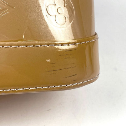 Louis Vuitton Alma PM Handbag Monogram Vernis Rose Florentine M91614 Women