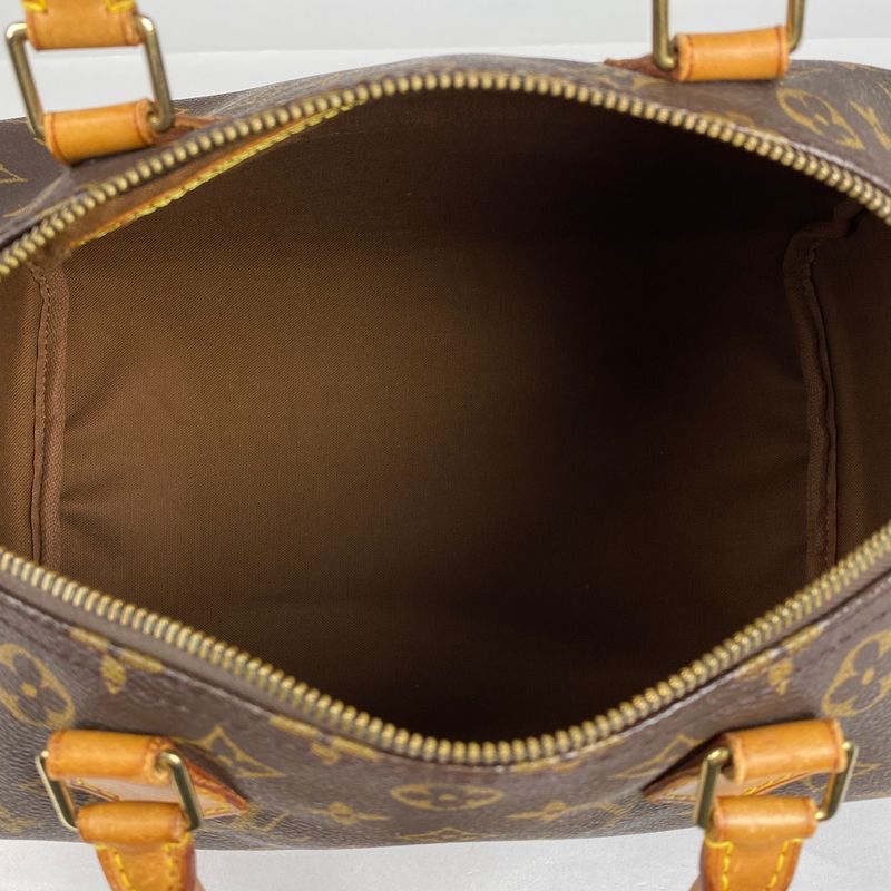 Louis Vuitton Speedy 30 Boston Bag Commuter Handbag Monogram Brown M41526 Women