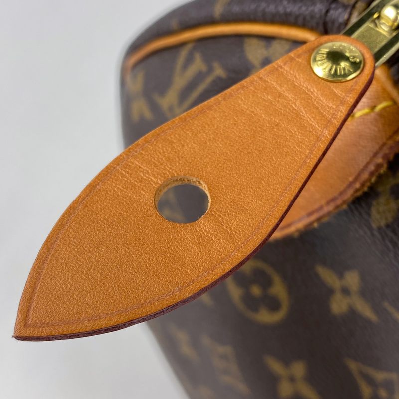 Louis Vuitton Speedy 30 Boston Bag Commuter Handbag Monogram Brown M41526 Women