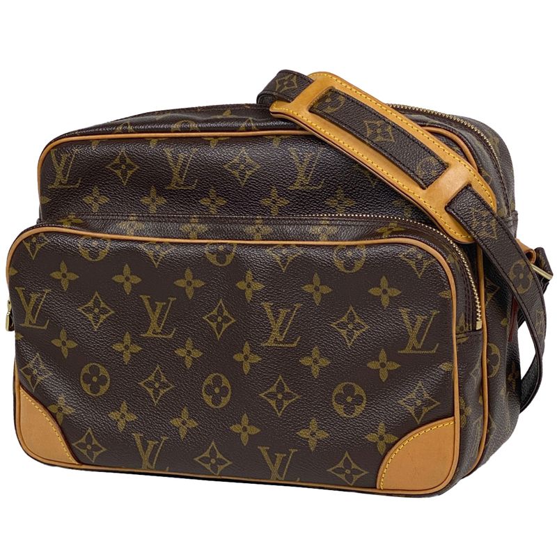 Louis Vuitton Nile Crossbody Shoulder Bag Monogram Brown M45244 Women