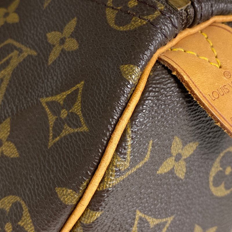 Louis Vuitton Speedy 35 Boston Bag Commuter Handbag Monogram Brown M41524 Women